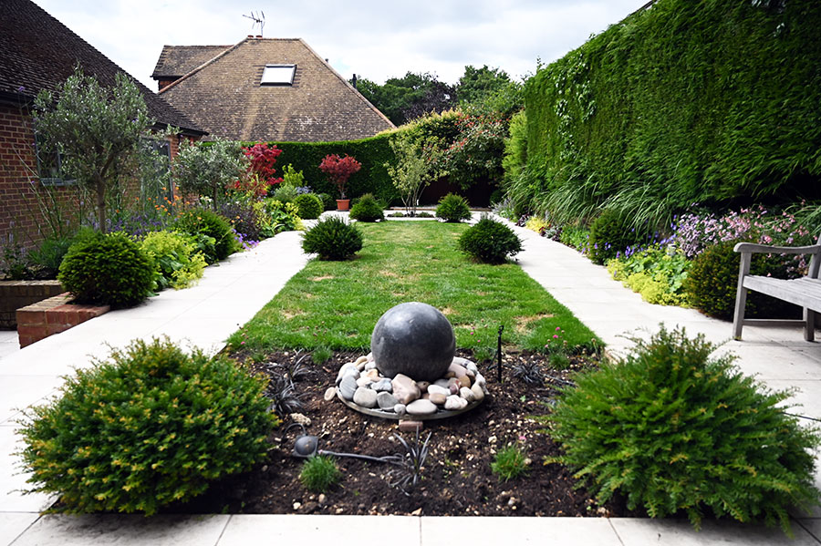 Rear Garden Farnham Common, Buckinghamshire Tigerus